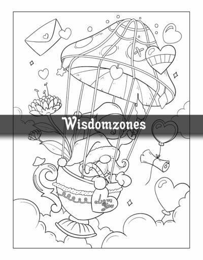 Enchanted Gnomes: Whimsical Fantasy Coloring Book for Kids, Teens, Adults with Cute Gnomes in Delightful Adventures. Collection of Gnomes in Hilarious ... Relaxation (Whimsical wonders Stress Relief)