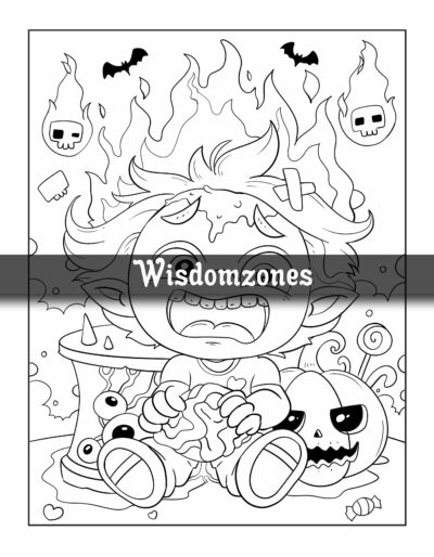 Kawaii Goth Cute and Creepy Coloring Book: Fantasy Spooky Pastel World of Chibi Charm and Eerie Adventures | Perfect for Adults & Teens Relaxation & Stress Relief