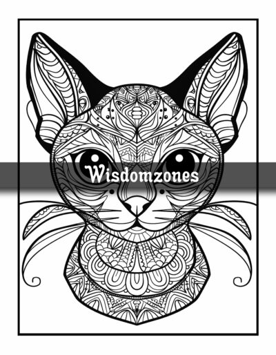 Amazing Cats Coloring Book: Mindfulness Patterns in Exquisite Felines, Charming Kittens and Cat Breeds with Serene Artistic Designs For Adults and Teen, Gift for Cat Enthusiasts