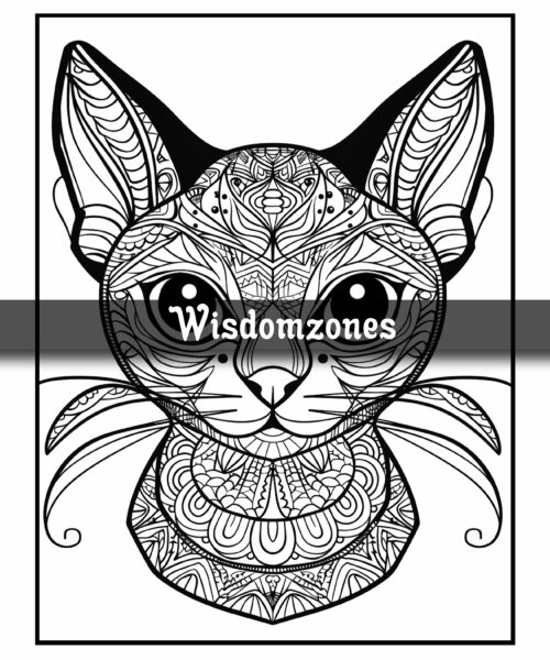 Amazing Cats Coloring Book: Mindfulness Patterns in Exquisite Felines, Charming Kittens and Cat Breeds with Serene Artistic Designs For Adults and Teen, Gift for Cat Enthusiasts