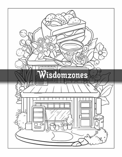 Adorable Towns: Adult Cute World Coloring Pages, Explore the Kawaii World and the Little Creatures, Tiny Creatures for Relaxation and Stress Relief (Artist Wisdom Stress Relaxation Series)