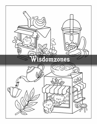 Tiny Kitty: Cute Little Cat Coloring Pages for Adults in a Magical World of Wonder - Perfect for Relaxation, Stress Relief and Fun (Artist Wisdom Stress Relaxation Series)