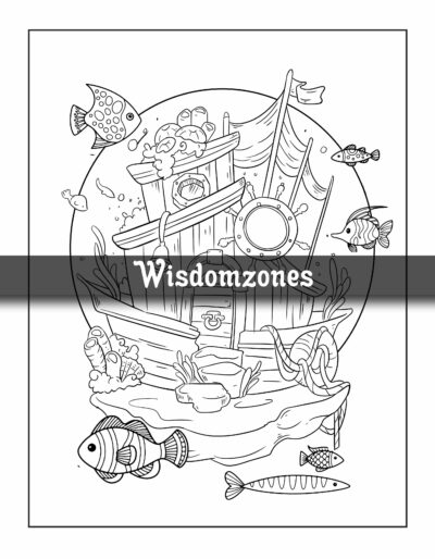 Time to Chill Coloring Book: Enjoy Awe-inspiring Tiny Worlds Illustrations for Adults Stress Relief and Relaxation | Unlock Hidden Wonders Within Everyday Objects