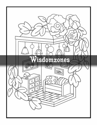 Pocket World: Secret Worlds inside Tiny Items Coloring Book with The Sweetest Homes, Little Rooms Illustrations For Stress Relief And Relaxation (Artist Wisdom Stress Relaxation Series)