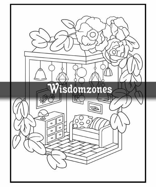 Pocket World: Secret Worlds inside Tiny Items Coloring Book with The Sweetest Homes, Little Rooms Illustrations For Stress Relief And Relaxation (Artist Wisdom Stress Relaxation Series)