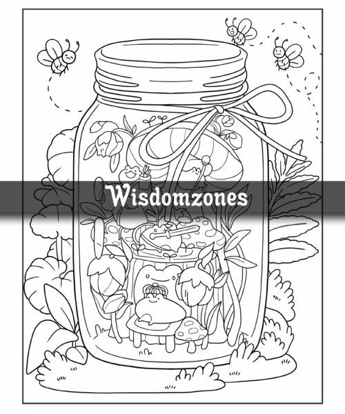 Glassy World Coloring Book: Adorable Wonderlands on Whimsical Glass Designs Featuring Cute Glassy Items, Animals, Foods, and More for Stress Relief & Relaxation