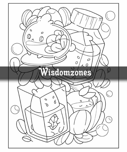 Glassy World Coloring Book: Adorable Wonderlands on Whimsical Glass Designs Featuring Cute Glassy Items, Animals, Foods, and More for Stress Relief & Relaxation