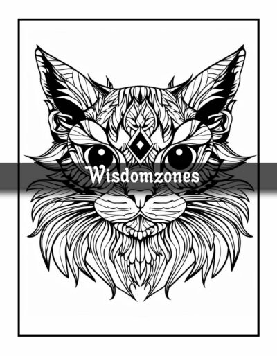 Amazing Cats Coloring Book: Mindfulness Patterns in Exquisite Felines, Charming Kittens and Cat Breeds with Serene Artistic Designs For Adults and Teen, Gift for Cat Enthusiasts