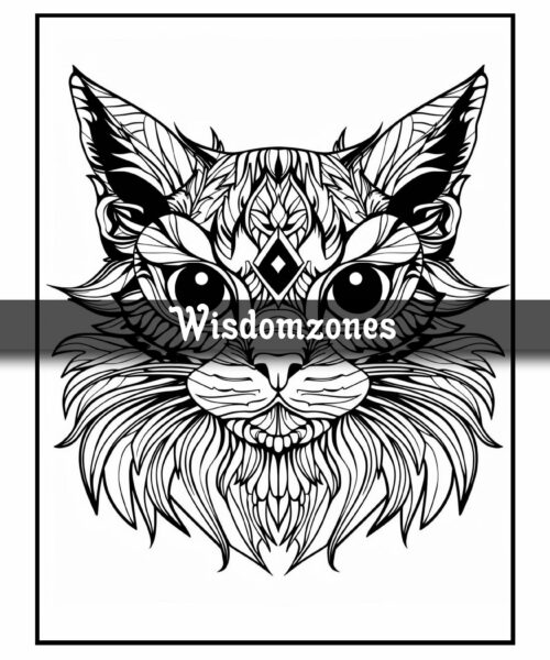 Amazing Cats Coloring Book: Mindfulness Patterns in Exquisite Felines, Charming Kittens and Cat Breeds with Serene Artistic Designs For Adults and Teen, Gift for Cat Enthusiasts