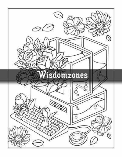 Glassy World Coloring Book: Adorable Wonderlands on Whimsical Glass Designs Featuring Cute Glassy Items, Animals, Foods, and More for Stress Relief & Relaxation