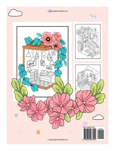 Pocket World: Secret Worlds inside Tiny Items Coloring Book with The Sweetest Homes, Little Rooms Illustrations For Stress Relief And Relaxation (Artist Wisdom Stress Relaxation Series)