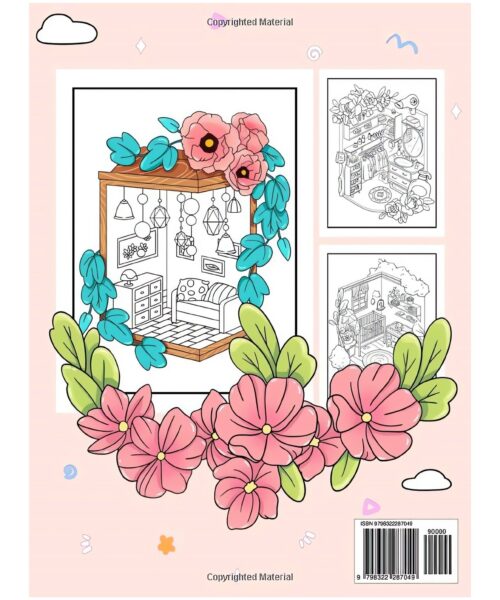 Pocket World: Secret Worlds inside Tiny Items Coloring Book with The Sweetest Homes, Little Rooms Illustrations For Stress Relief And Relaxation (Artist Wisdom Stress Relaxation Series)