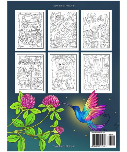 Stress Relief Coloring Book Vol.2: Whimsical wonders designs with Mushroom, Animals, Patterns, Fantasy, Meowy, Flowers and Many more Perfect for ... (Artist Wisdom Stress Relaxation Series)