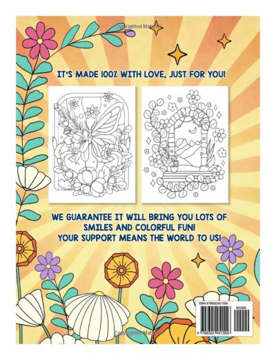 Wild Spirit: Retro Coloring Pages for Adults - Cute Fun and Relax Design - Celebrating Love, Peace and the Wild - Perfect for Stress Relief (Artist Wisdom Stress Relaxation Series)